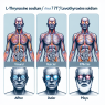Efectos visuales y físicos tras 7 días con L-Thyroxine Sodium/Levothyroxine Sodium (LT4 sodium)