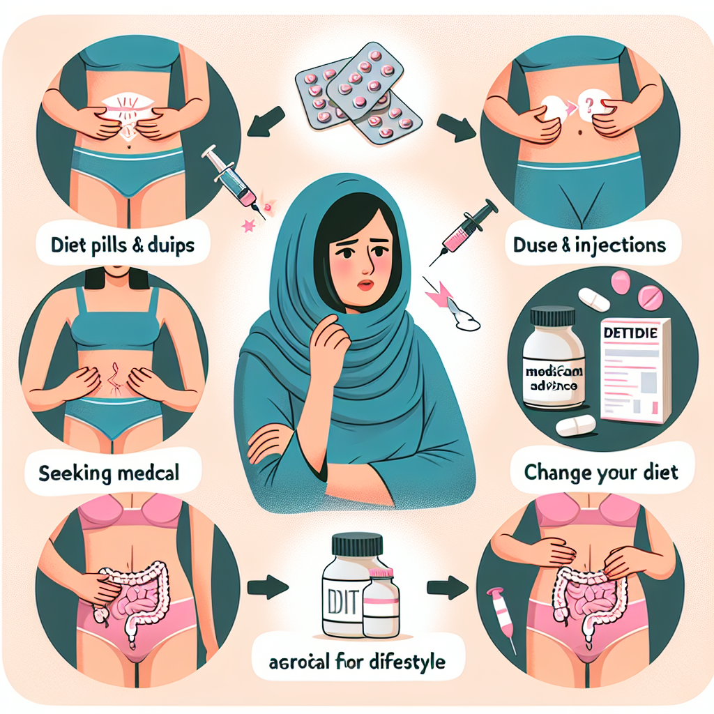 ¿Qué hacer si Inyecciones y pastillas para adelgazar causa molestias gástricas?