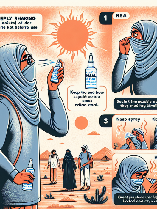 Consejos para usar Aerosoles nasales en calor extremo