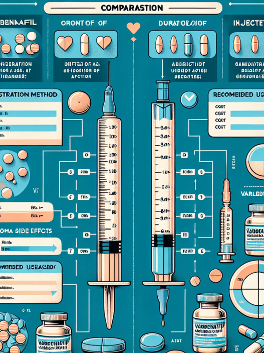 Diferencias entre Vardenafil (Levitra Generic) oral e inyectable