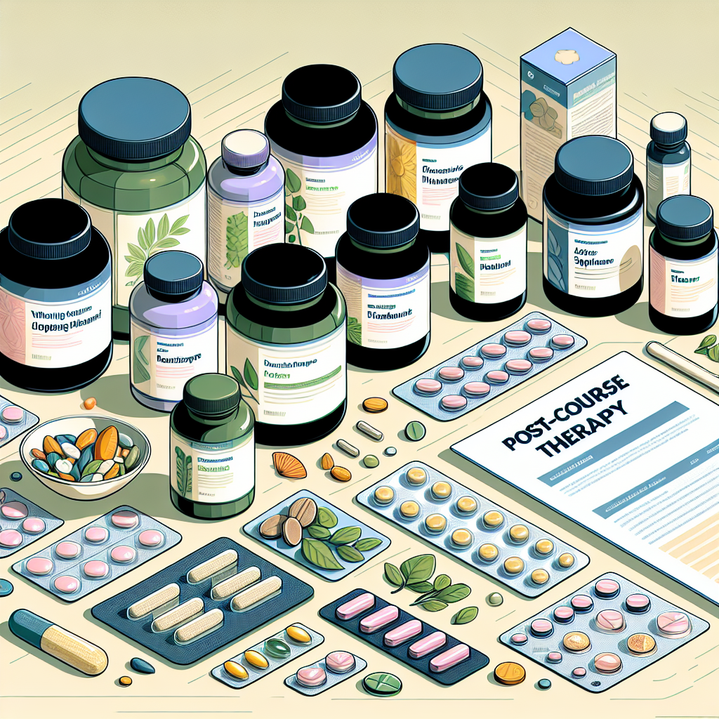 ¿Qué suplementos combinan bien con Terapia posterior al curso?