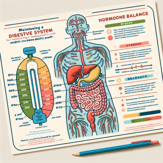 Cómo mantener el sistema digestivo sano con Estrés y equilibrio hormonal