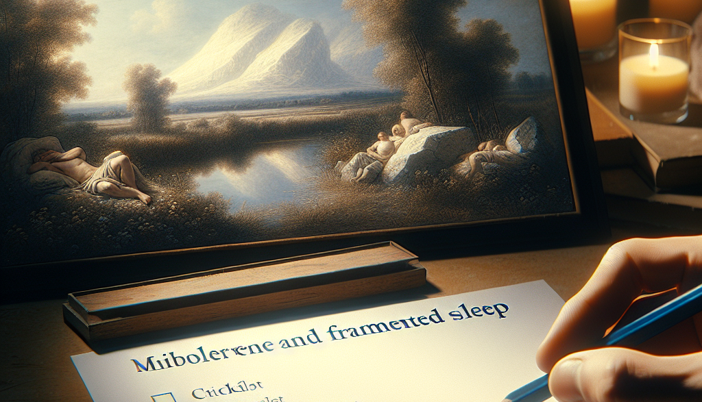 Mibolerone y sueño fragmentado: checklist