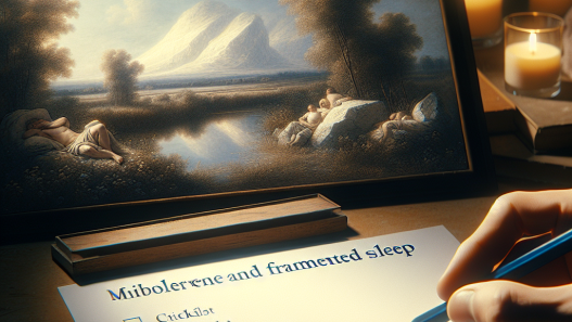 Mibolerone y sueño fragmentado: checklist