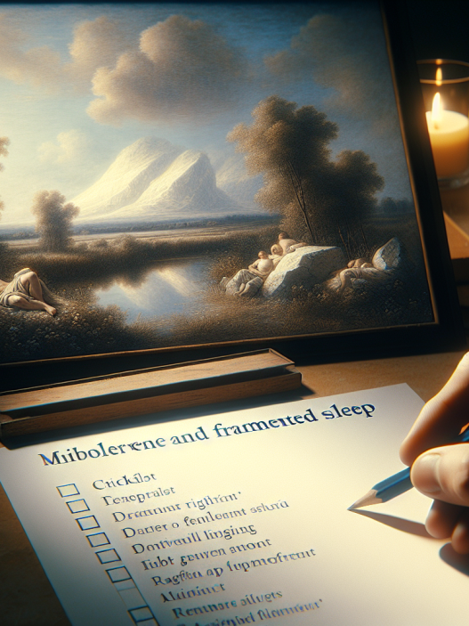 Mibolerone y sueño fragmentado: checklist