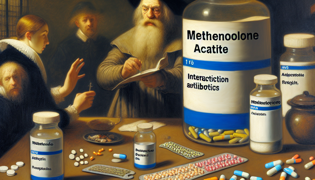 Acetato de metenolona e interacción con antibióticos: dudas comunes